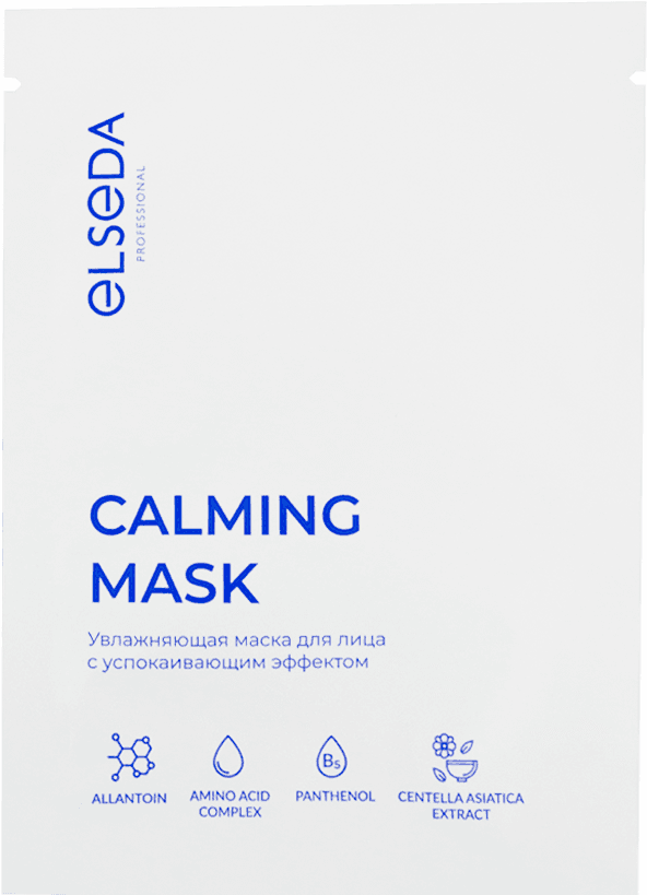 Тканевая маска для лица увлажняющая с успокаивающим эффектом, 26 г
